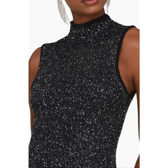 Avec Les Filles Sequin Sleeveless Knit Dress - Picture 3 of 16